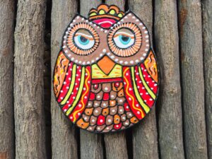 Red OWL Magnet - Medium